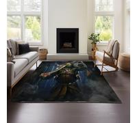 MeeTe Tapis Moelleux Et Antidérapant À Poils Longs pour Salle À Manger Ou Chambre À Coucher - Motif Tortues Ninja (TMNT 01,80x120cm)