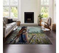 MeeTe Tapis Moelleux Et Antidérapant Horizon Zero Dawn pour Salle À Manger Ou Chambre (HZD 01,80x160cm)