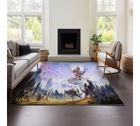 MeeTe Tapis Moelleux Et Antidérapant Horizon Zero Dawn pour Salle À Manger Ou Chambre (HZD 02,100x150cm)