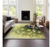 MeeTe Tapis Moelleux Et Antidérapant pour Salle À Manger Ou Chambre À Coucher, Motif Heaven Burns Red Carpet (HBR 02,120x180cm)