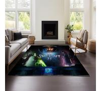 MeeTe Tapis Starcraft pour Salon, Lavable, Imperméable, pour Chambre À Coucher, Chevet, Couleur Unie, Léger, Luxueux, Haut De Gamme (SC 02,160x240 cm)