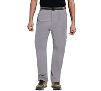 MeetHoo Pantalon de Randonnée pour Homme Outdoor Pantalon Imperméable Coupe-Vent Softshell à Séchage Rapide avec Ceinture Réglable pour Randonnée Camping Trekking Montagne