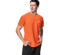MeetHoo T-Shirt Homme, Tee Shirt Sport Manche Courte Rashguard Rash Vest Anti-UV UPF 50+ Sun Protect Tops Running Fitness Surfing