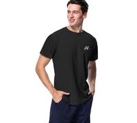 MeetHoo T-Shirt Homme, Tee Shirt Sport Manche Courte Rashguard Rash Vest Anti-UV UPF 50+ Sun Protect Tops Running Fitness Surfing