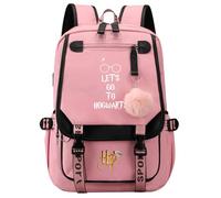 Meetiger Grand sac à dos d’école femmes Harry Magic cartable élèves primaires filles pratique durable loisir voyage sac à dos rose-b
