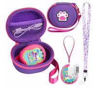 Meetikar Sac de Transport Rigide pour Tamagotchi Uni/Original - Animal de Compagnie Électronique Virtuel avec Dragonne, Protection d'Écran et Lanière