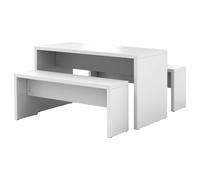 MEETING MPSET1 - Table de conférence Blanc