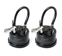 MEETOOT Lot de 2 compresseurs de protection contre les surcharges thermiques pour réfrigérateur 1/3HP-250W pour mini réfrigérateur, centre de vin et refroidisseur de boissons