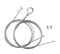 MEETOOT Lot de 2 loquets de portail en acier inoxydable de 1 m pour accrocher des miroirs, des images, des lumières, des panneaux d'affichage