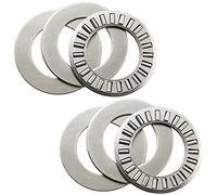 MEETOOT Lot de 2 roulements à aiguilles de poussée NTA1220+2TRA avec deux rondelles 3/4