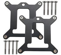 MEETOOT Lot de 2 supports de fixation de radiateur pour ventilateur de processeur 115 - Plaque arrière pour dissipateur thermique