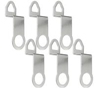 MEETOOT Lot de 6 crochets de rechange en métal pour horloge murale