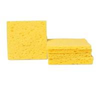 MEETOOT Lot de 6 éponges de nettoyage carrées pour fer à souder - 6 x 6 cm - Éponge de soudure haute température - Plateforme de soudure