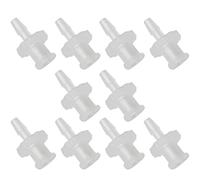 MEETOOT Luer Lock Lot de 10 adaptateurs femelles en polycarbonate pour tuyau de laboratoire biochimique/analytique, machines alimentaires et équipements d'aquarium 6,35 mm