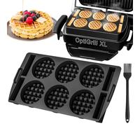 Meetory Insert gaufrier silicone compatible Tefal OptiGrill XL, 4 en 1 XL, 2 en 1 XL, Elite XL, Plus + XL, Elite Plus XL