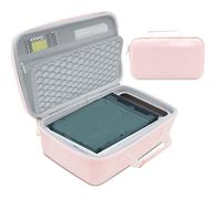 MeetRGB Étui de rangement rigide en EVA compatible avec imprimante photo Liene M100 10,2 x 15,2 cm, populaire avec coussin en mousse intégré (étui uniquement) (rose)