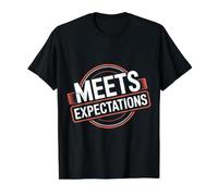 Meets Expectations Dating Sarcasm Subtle Compliment - T-Shirt Graphique avec Valeur