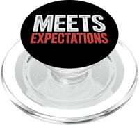 Meets Expectations Rencontres Sarcasme Compliment Subtil |- PopSockets PopGrip pour MagSafe