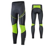 MEETWEE Cyclisme Pantalons Homme, Respirant 3D Gel Silicone Long Bike Compression Leggings Cycliste Pantalon de Vélo Pantalon (Vert-A, XXXL)