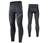 MEETWEE Cyclisme Pantalons Homme, Respirant 3D Gel Silicone Long Bike Compression Leggings Cycliste Pantalon de Vélo Pantalon (Noir, L)