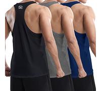 MEETWEE Débardeur de Sport Homme, Haut Top Maillot sans Manches Running Tee Shirt Maillot de Corps Séchage Rapide pour Fitness Gym Bodybuilding