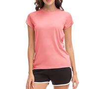 FEIXIANG MEETWEE Femme Surf Shirt Rash Guard UV Shirts Natation Tankini UPF 50+ Manches Courtes Maillot de Bain
