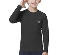 MEETWEE Garçon Fille Manches Longues Rashguard Vest, Enfants Natation Séchage Rapide Top UV Protection Solaire pour Surf Beach Pool