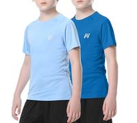 MEETWEE Garçon Fille Rash Vest Manches Courtes Maillot de Bain Rash Guard Top Sun UV Protection UPF 83+ Maillot de Bain Kid