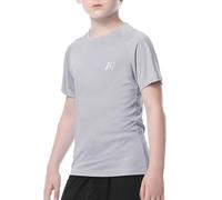 MEETWEE Garçon Fille Rash Vest Manches Courtes Maillot de Bain Rash Guard Top Sun UV Protection UPF 63+ Maillot de Bain Kid