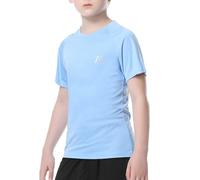 MEETWEE Garçon Fille Rash Vest Manches Courtes Maillot de Bain Rash Guard Top Sun UV Protection UPF 57+ Maillot de Bain Kid