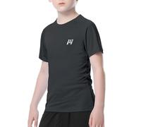 MEETWEE Garçon Fille Rash Vest Manches Courtes Maillot de Bain Rash Guard Top Sun UV Protection UPF 66+ Maillot de Bain Kid