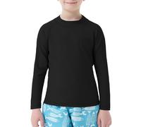 MEETWEE Garçon Manches Courtes Longues Rash Vest Garde Enfants Natation Top UV Protection Solaire pour Surf Beach Pool