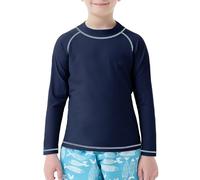 MEETWEE Garçon Manches Courtes Longues Rash Vest Garde Enfants Natation Top UV Protection Solaire pour Surf Beach Pool