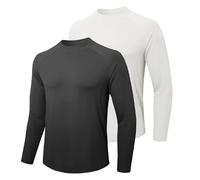 MEETWEE Haut Cintré Manches Longues Homme,T-Shirt Respirant et Élastique pour Style Décontracté Quotidien et Sportif-Vêtement Polyvalent