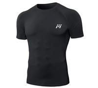 MEETWEE Haut Compression Homme Manche Longue/Courtes,Baselayer Maillot Running Vetement Fitness pour Sports Jogging T-Shirt Baselayer pour Sports Musculation Gym