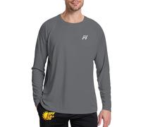 MEETWEE Hauts de Bain Anti-UV Homme Manches Courtes/Longues Rashguard Shirt UPF 50+ Sechage Rapide Léger pour Surf Plongée
