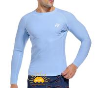 MEETWEE Hauts de Bain Anti-UV Homme Rashguard Shirt Sechage Rapide Surf