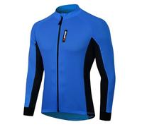 MEETWEE Maillot Cyclisme Homme, Manche Longues Vélo Jersey VTT Vêtements Séchage Respirant Cyclisme Tee Shirt