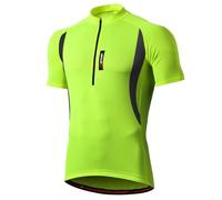 MEETWEE Maillot Cyclisme Homme, Vélo Jersey VTT,Vert-Longues,S