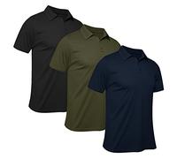 MEETWEE P11 Polo, Noir + Marine + Vert, S Homme