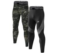 MEETWEE Pantalon Thermique Homme Base Layer Compression Chaud Legging Running Hiver Entraînement
