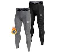 MEETWEE Pantalon Thermique Homme Base Layer Compression Chaud Legging Running Hiver Entraînement