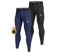 MEETWEE Pantalon Thermique Homme Base Layer Compression Chaud Legging Running Hiver Entraînement