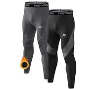 MEETWEE Pantalon Thermique Homme Base Layer Compression Chaud Legging Running Hiver Entraînement