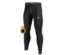 MEETWEE Pantalon Thermique Homme, sous-Vêtements Thermique Caleçon Long Collant Chaud Compression Base Layer Legging