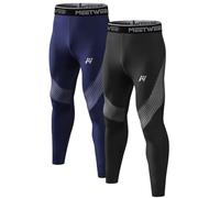 MEETWEE Pantalon Thermique Homme, sous-Vêtements Thermique Caleçon Long Collant Chaud Compression Base Layer Legging