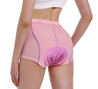 MEETWEE Pantaloncini da Ciclismo Donna Pantaloncini Ciclismo Donna Pantaloni Bici Donna Sportivi Schiuma 3D Altamente Elastica Asciugatura Rapida per MTB Mutande Bicicletta