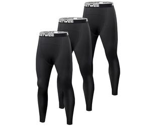 MEETWEE Pantalons de Sous-vêtements Thermiques Garçon Pantalon Long & Collant Technique pour Ski Course Vélo