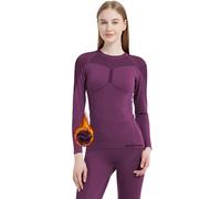 MEETWEE sous vêtements Thermiques Fonctionnels pour Femmes Femmes Automne Hiver Pantalons Chauds Top Chaud Femmes Ski, Sports de Plein air sous - vêtements Chauds