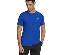 MEETWEE T-Shirt de Sport Homme, Baselayer Manches Courtes Maillot Running Tee Shirt Vetement de Fitness Football Jogging,Bleu,XL